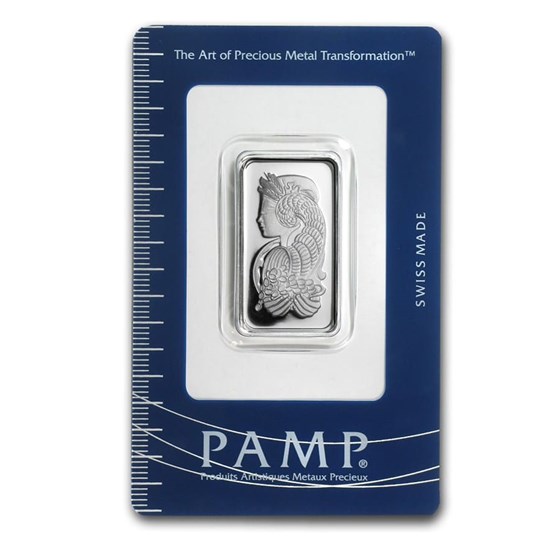 10 gram Silver Bar - PAMP Suisse (Fortuna, In Assay) 10 gram Silver Bar - PAMP Suisse (Fortuna, In Assay)